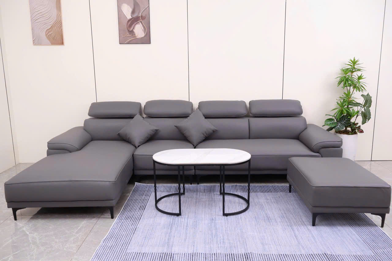 Sofa góc L lớn Tundo – Thiết kế hiện đại, rộng rãi cho phòng khách