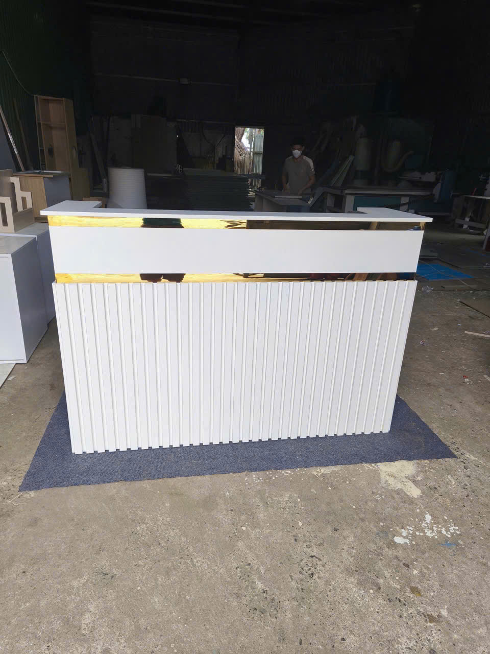 Quầy lễ tân - Reception - quầy tính tiền tiệm shop